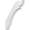 Ekena Millwork 4-in. W x 24-in. D x 32-in. H Olympic Architectural Grade PVC Knee Brace BRCP04X24X32OLY - alternate 1